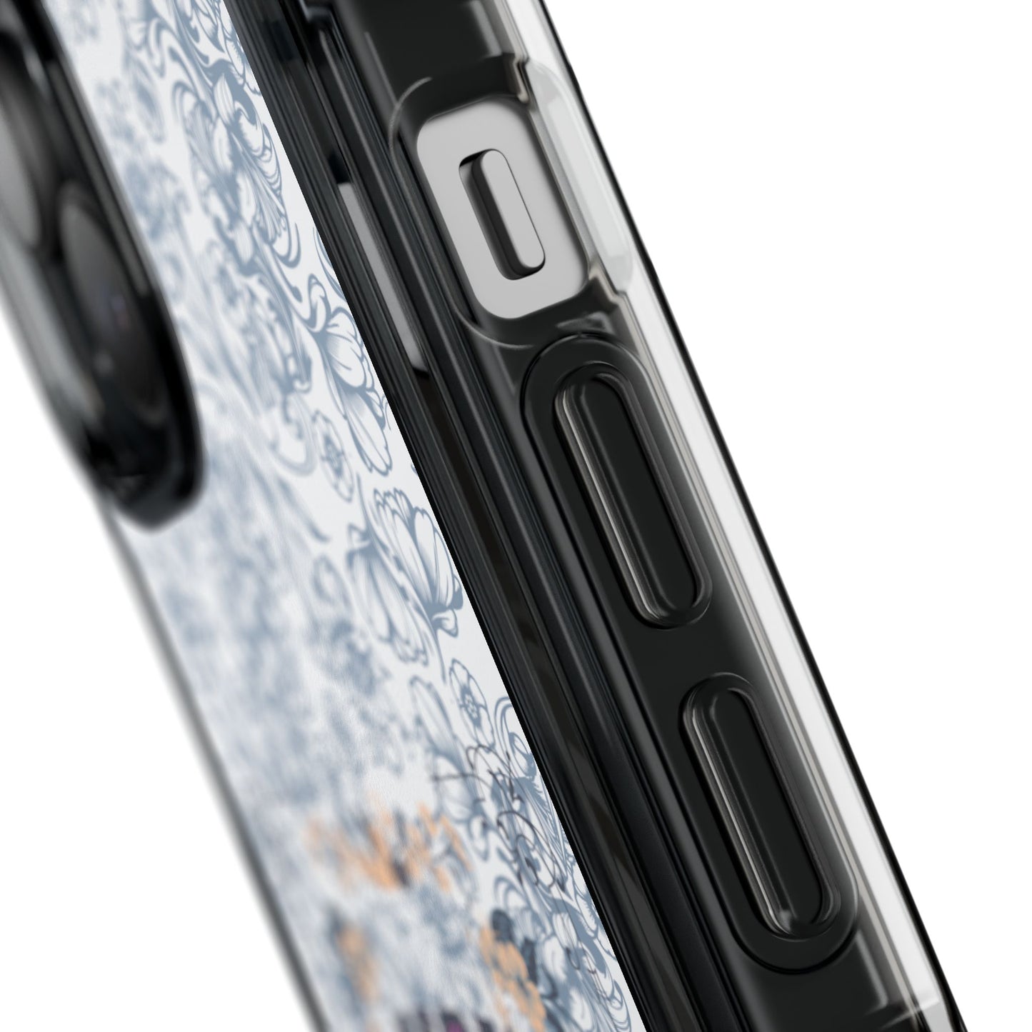Magnetic IPhone Case — “Mom On Duty” Floral Design