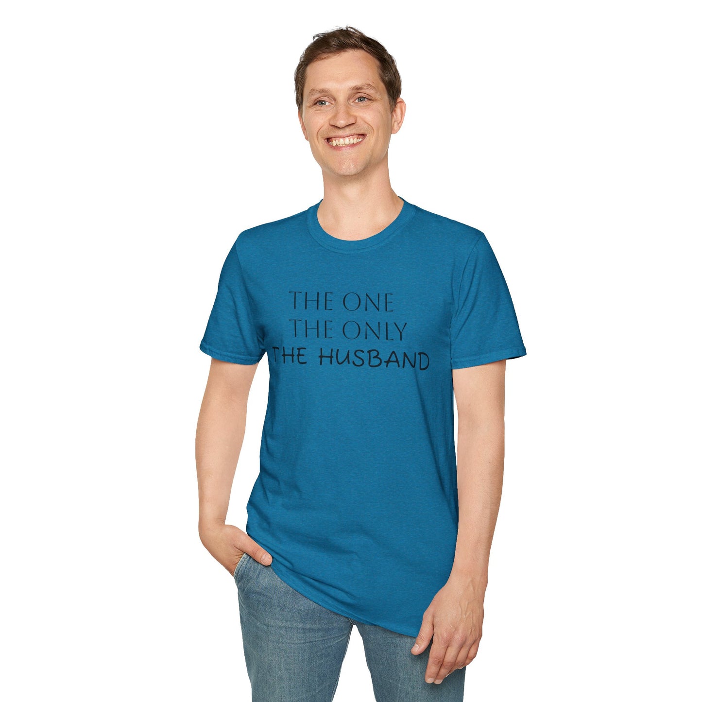 The Husband Unisex T-Shirt - 'The One, The Only, The Husband' (S-5X)