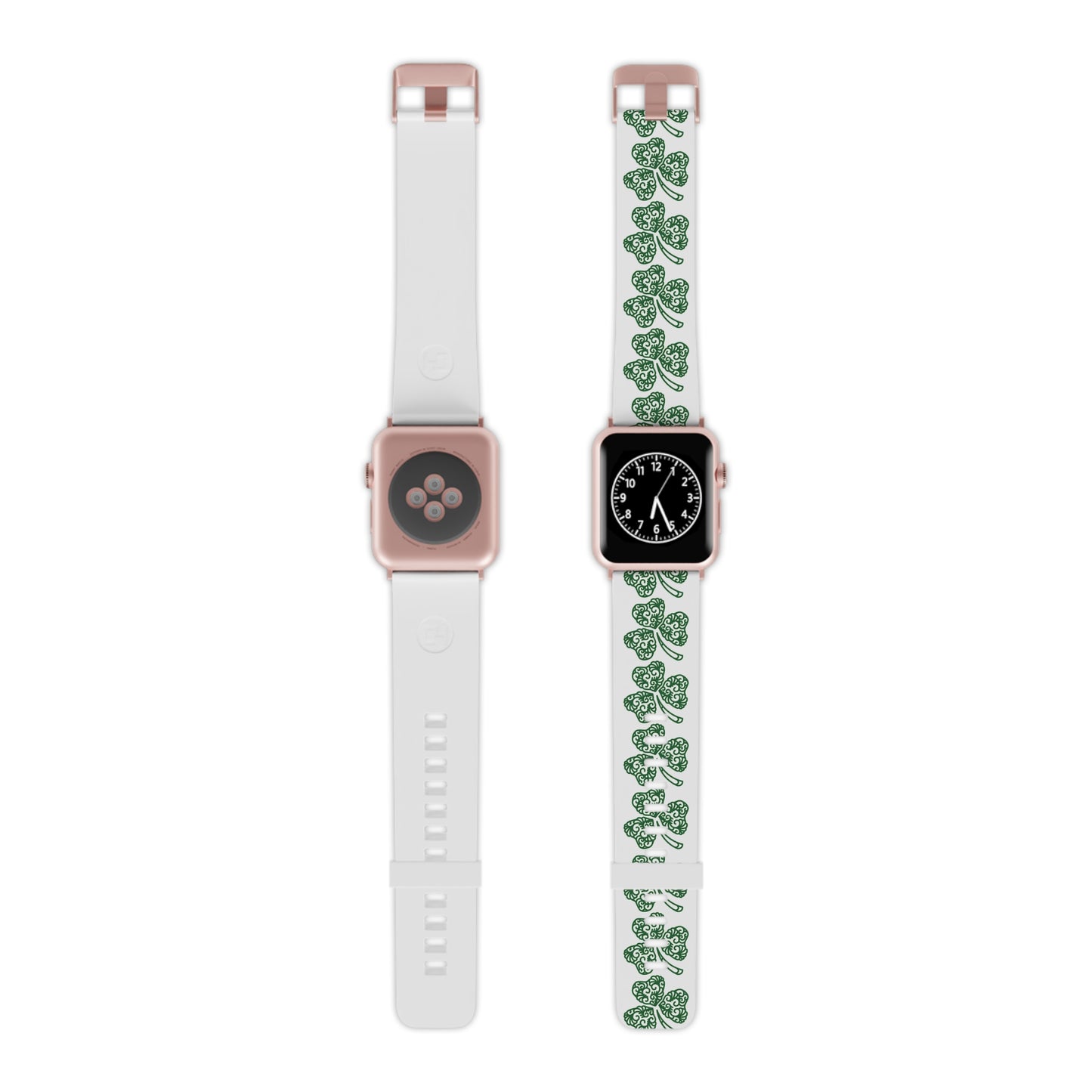 Shamrock Clover Apple Watch Band — St. Patrick’s Day Green Patterned Watch Strap