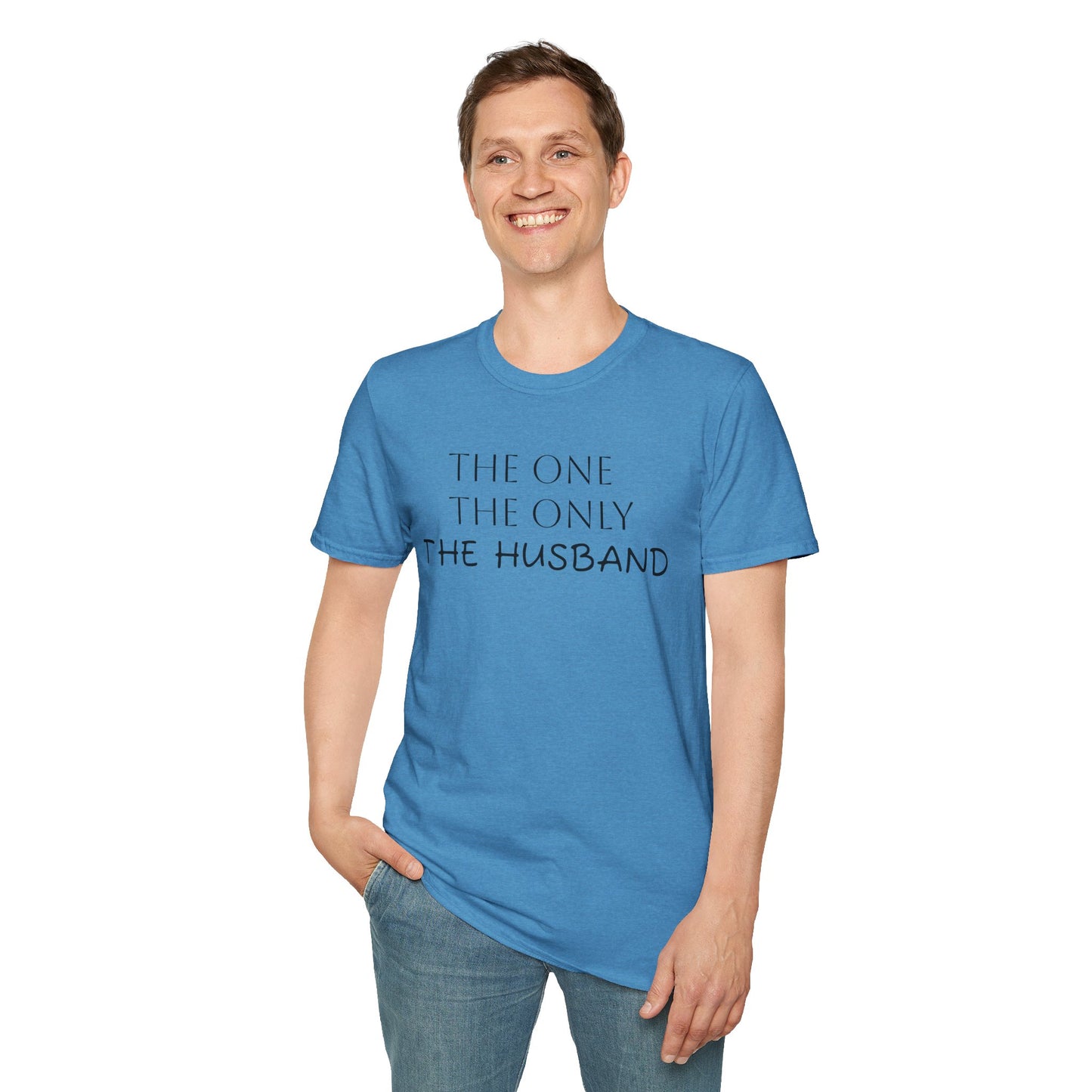 The Husband Unisex T-Shirt - 'The One, The Only, The Husband' (S-5X)