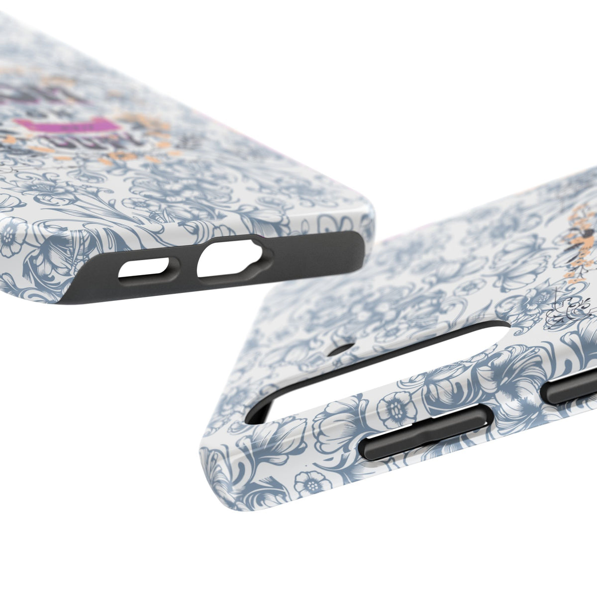 Mom on Duty Floral Tough Phone Case — Protective Mother's Day Gift