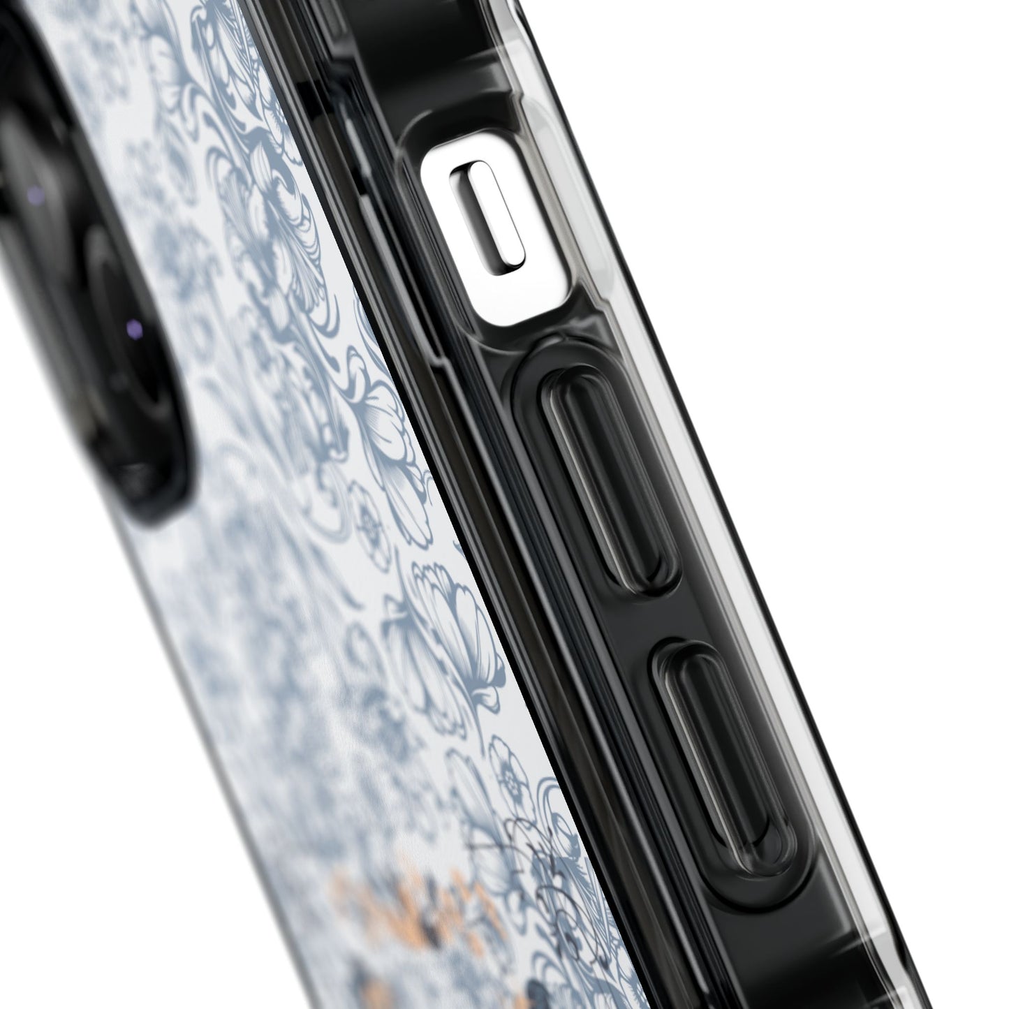 Magnetic IPhone Case — “Mom On Duty” Floral Design