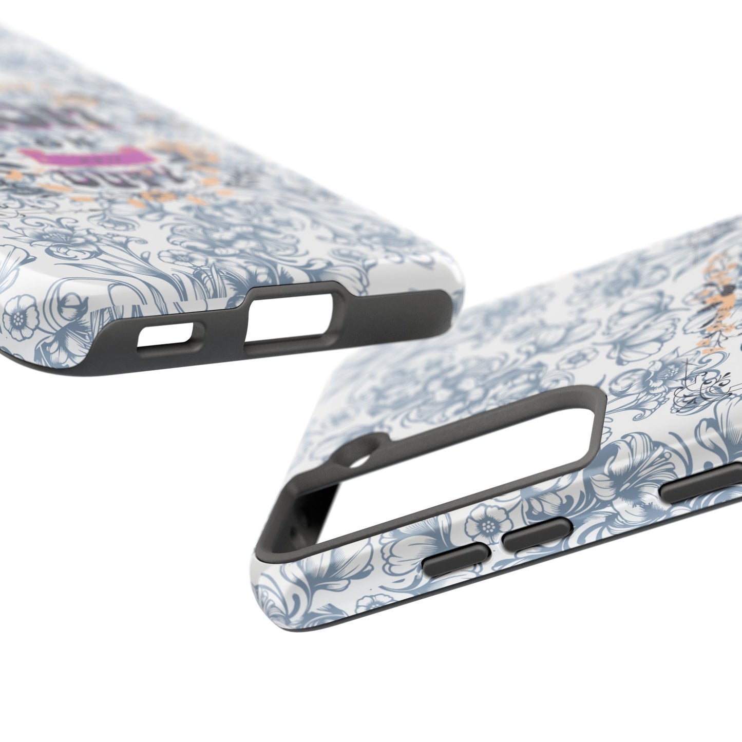 Mom on Duty Floral Tough Phone Case — Protective Mother's Day Gift