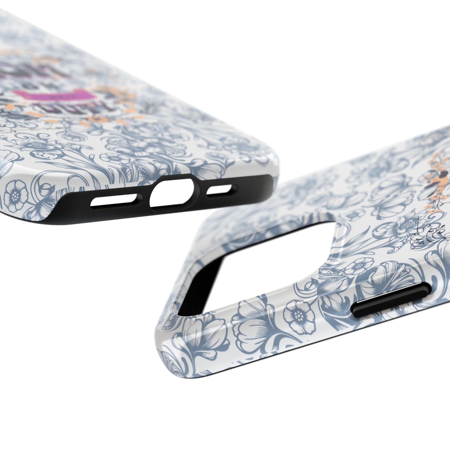 Mom on Duty Floral Tough Phone Case — Protective Mother's Day Gift