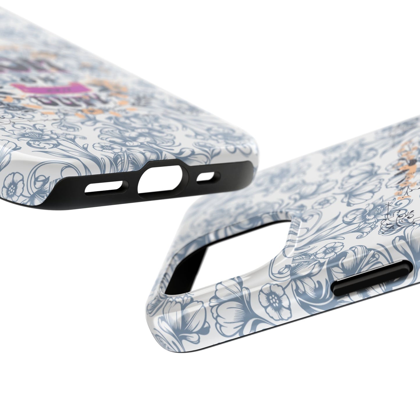 Mom on Duty Floral Tough Phone Case — Protective Mother's Day Gift