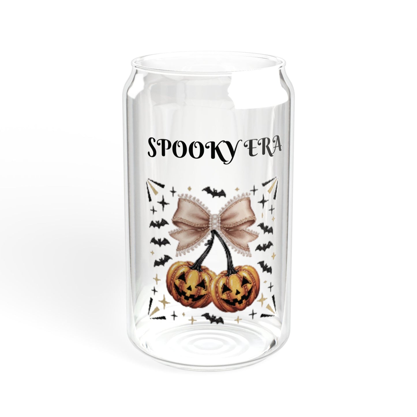 Halloween Pumpkin Sipper cup 16oz, Ghosts/Pumpkin, Eco-Friendly, Holiday Gift Idea| Spooky Iced Drink Tumbler | Pumpkin Ghost Bat for Fall Drinks