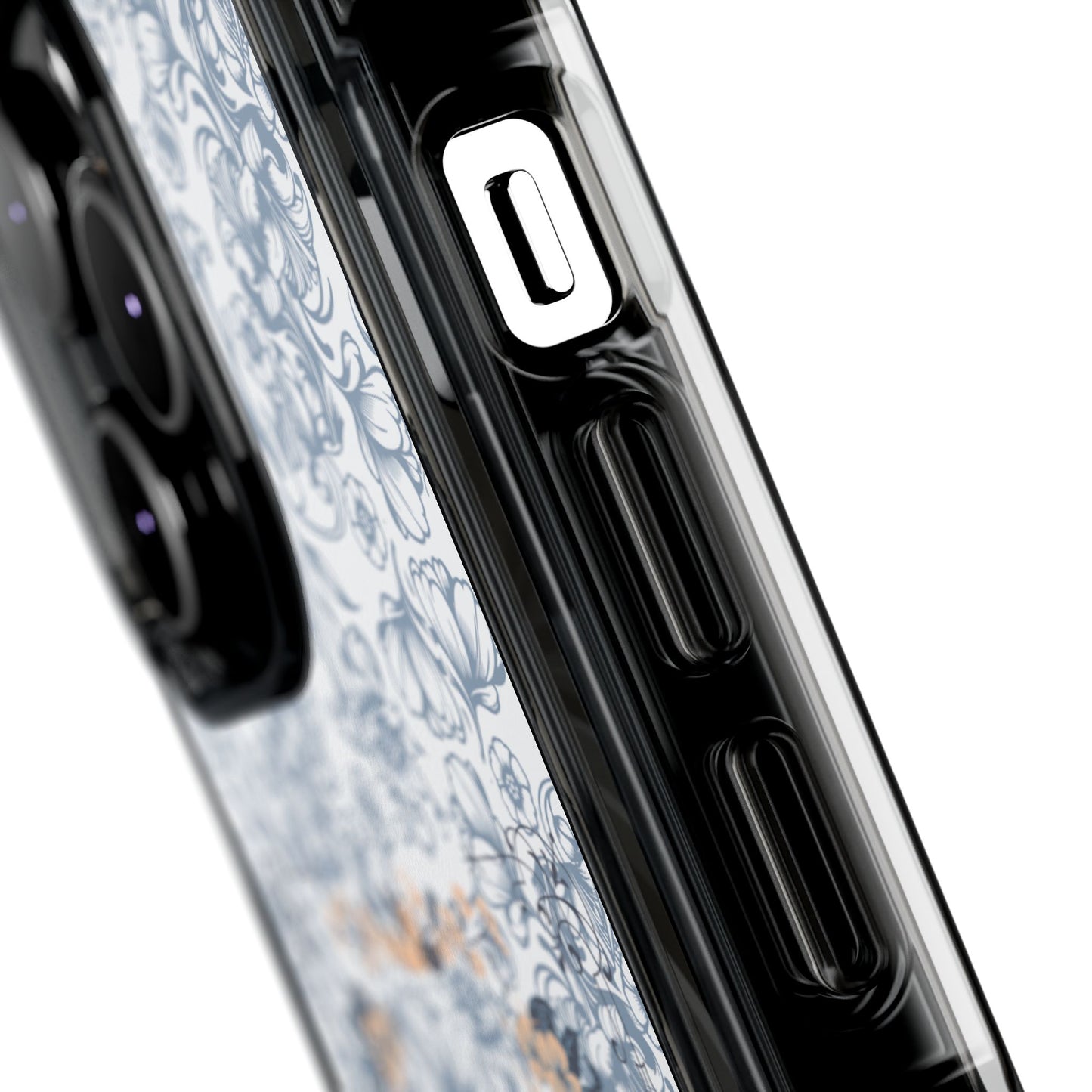 Magnetic IPhone Case — “Mom On Duty” Floral Design