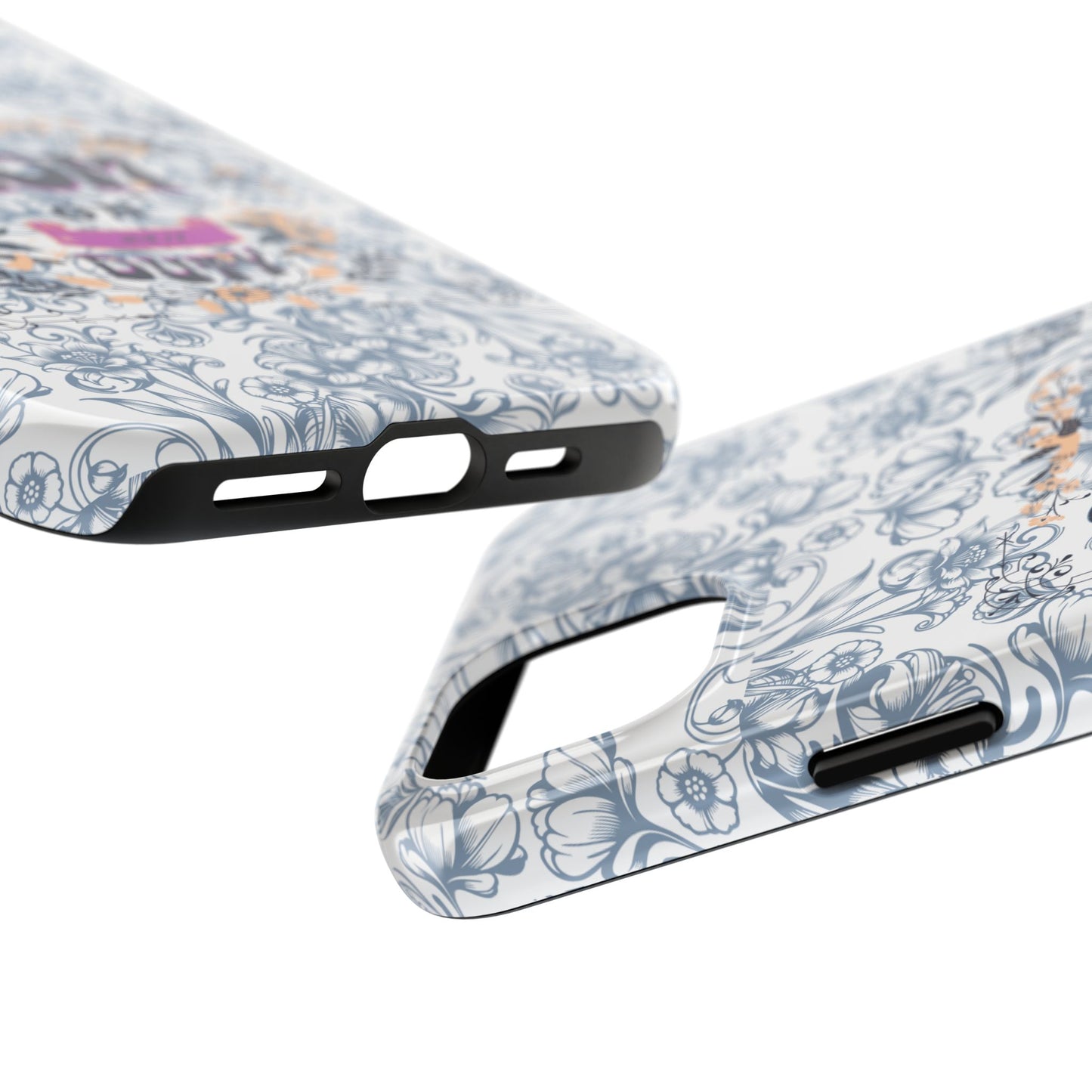 Mom on Duty Floral Tough Phone Case — Protective Mother's Day Gift