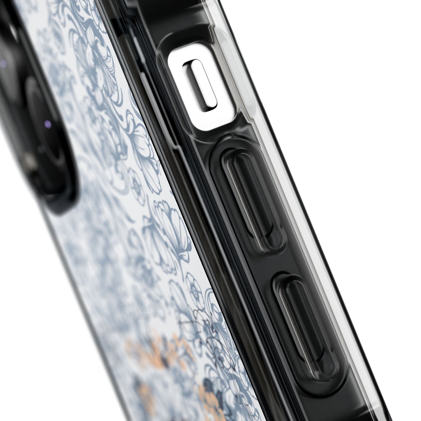 Magnetic IPhone Case — “Mom On Duty” Floral Design
