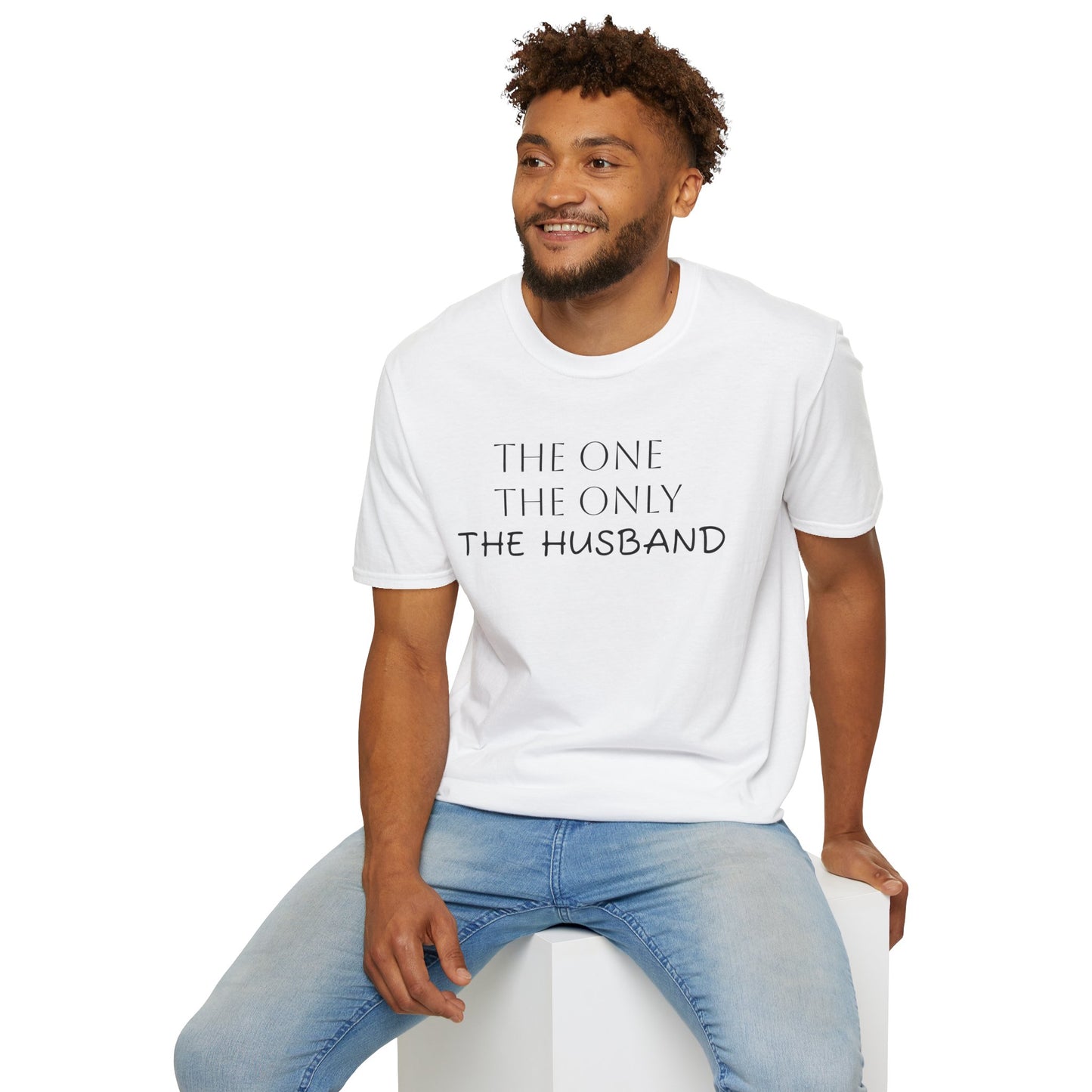 The Husband Unisex T-Shirt - 'The One, The Only, The Husband' (S-5X)