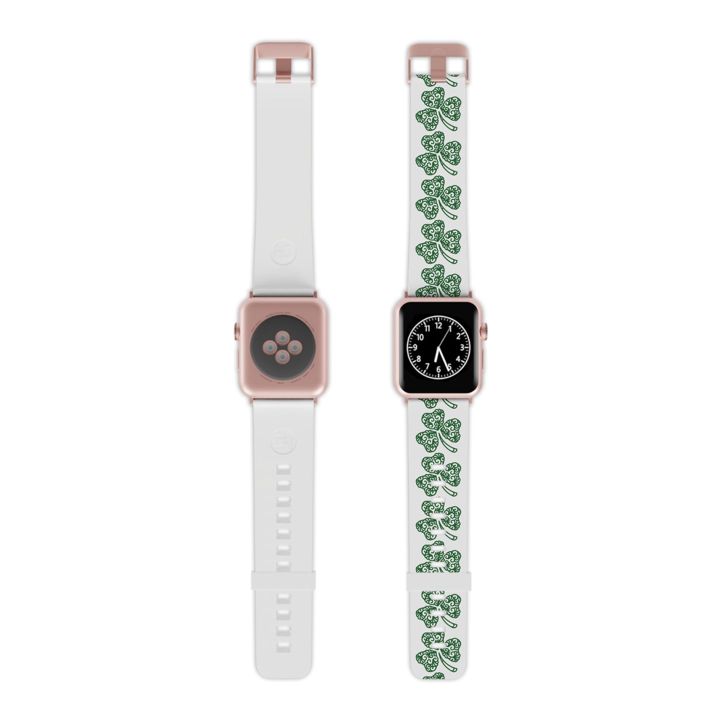 Shamrock Clover Apple Watch Band — St. Patrick’s Day Green Patterned Watch Strap